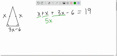 Triangle Same Length Two sides of a triangle have the same length. The third side...