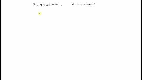a-sector-of-area-25-square-inches-is-formed-by-a-central-angle-of-4-radians-find-the-radius-of-the-c