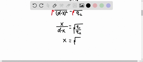 two-small-beads-having-charges-q_1-and-q_2-of-the-same-sign-are-fixed-at-the-opposite-ends-of-a-hori
