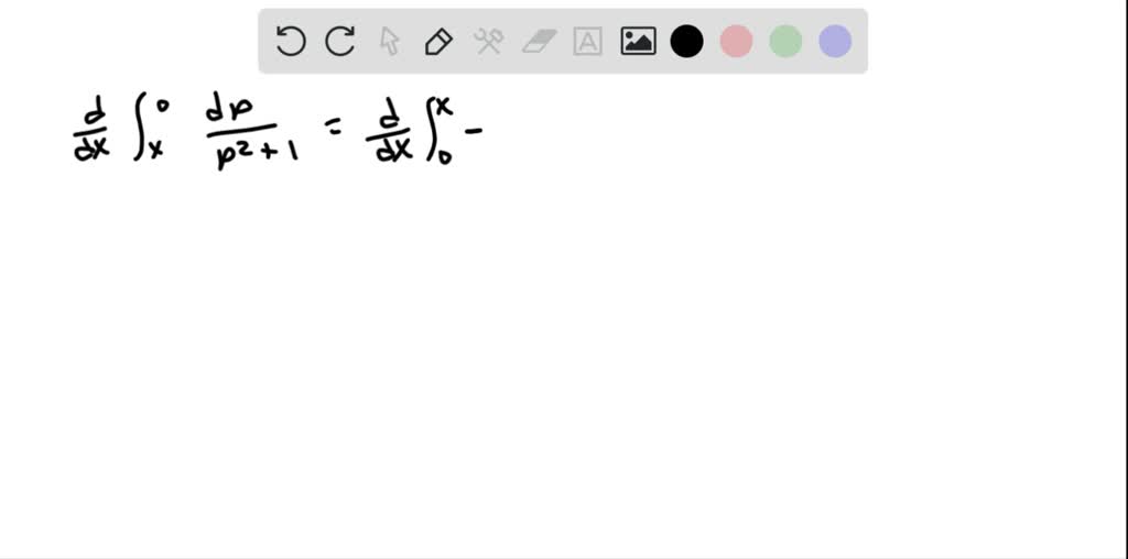 SOLVEDDerivatives of integrals Simplify the following expressions. (d