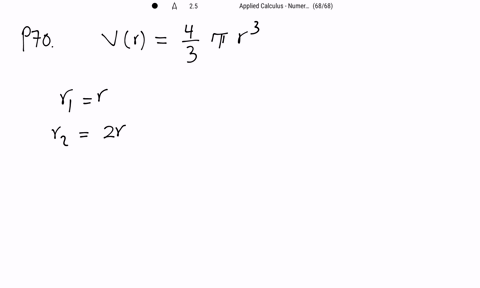 the-volume-of-a-spherical-cancerous-tumor-is-given-by-the-function-vrfrac43-pi-r3-where-r-is-the-r-2