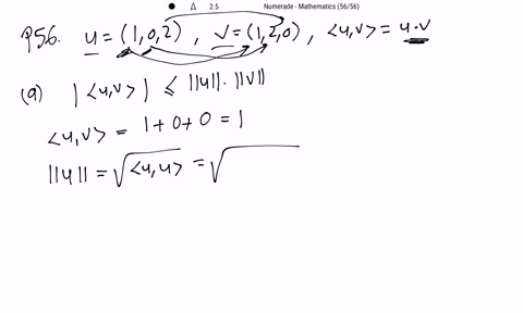 verify-a-the-cauchy-schwarz-inequality-and-b-the-triangle-inequality-for-the-given-vectors-and-inn-4