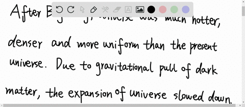 SOLVED:Using broad strokes, describe the process of structure formation