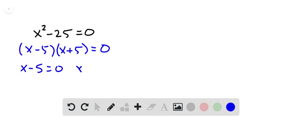 solved-solve-each-equation-by-factoring-x-2-25-0