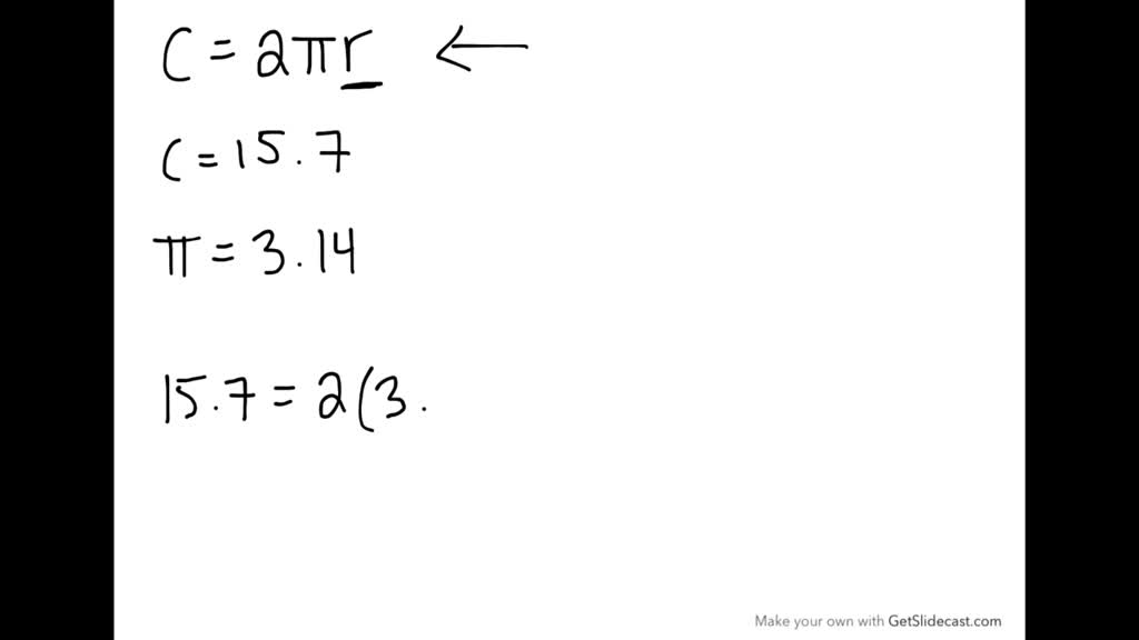 C 2 Pi R
