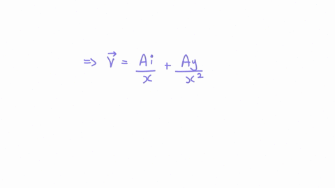 the-velocity-for-a-steady-incompressible-flow-in-the-x-y-plane-is-given-by-vecvi-a-xi-a-y-x2-where-a