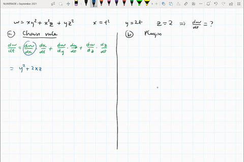 find-d-w-d-t-a-by-using-the-appropriate-chain-rule-and-b-by-converting-w-to-a-function-of-t-before-6