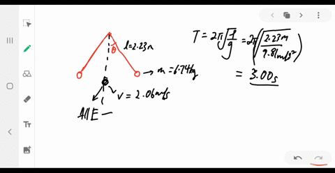 a-simple-pendulum-with-a-length-of-223-mathrmm-and-a-mass-of-674-mathrmkg-is-given-an-initial-spee-6