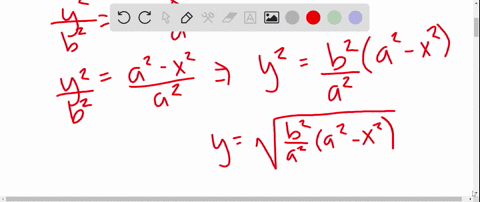find-the-volume-of-the-solid-that-results-when-the-region-above-the-x-axis-and-below-the-ellipse-fra