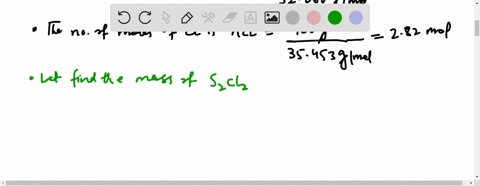 a-mixture-of-500-mathrmg-of-mathrms-and-100-times-102-mathrmg-of-mathrmcl_2-reacts-completely-to-for