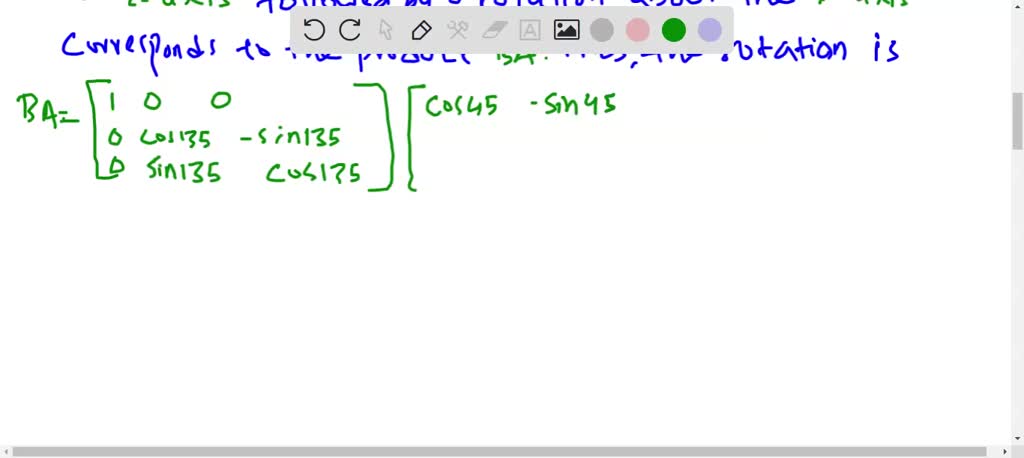 Obtain the matrix elements of the general rotation matrix in terms of ...