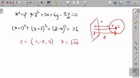 find-the-distance-from-the-sphere-x2y2z22-x-6-y-8-z0-to-the-plane-3-x4-yz15