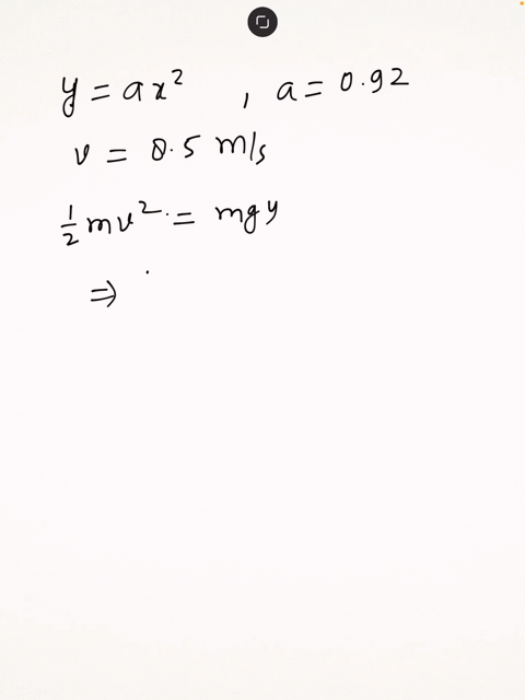 a-particle-slides-back-and-forth-on-a-frictionless-track-whose-height-as-a-function-of-horizontal-po