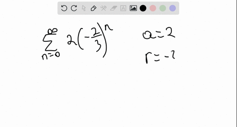 find-the-sum-of-the-convergent-series-sum_n0infty-2left-frac23rightn-2