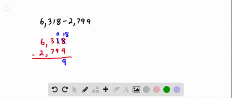 in-the-following-exercises-subtract-and-then-check-by-adding-6318-2799