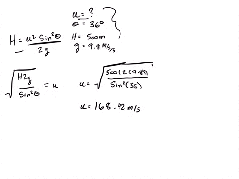 a-rifle-is-fired-with-angle-of-elevation-36circ-what-is-the-initial-speed-if-the-maximum-height-of-t