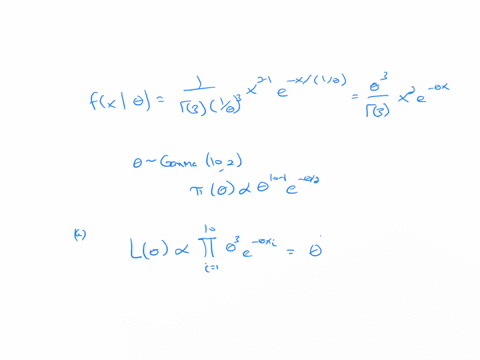 let-x_1-x_2-ldots-x_10-be-a-random-sample-of-size-n10-from-a-gamma-distribution-with-alpha3-and-beta