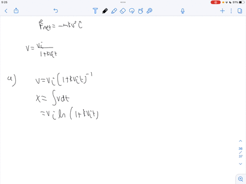 for-t0-an-object-of-mass-m-experiences-no-force-and-moves-in-the-positive-x-direction-with-a-const-3