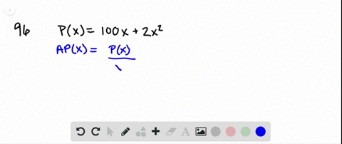 solve-each-problem-average-profit-the-weekly-profit-in-dollars-for-manufacturing-x-bicycles-is-given