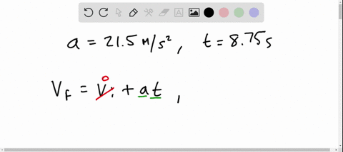 a-rocket-sled-accelerates-at-215-mathrmm-mathrms2-for-875-mathrms-a-whats-its-velocity-at-the-end-of