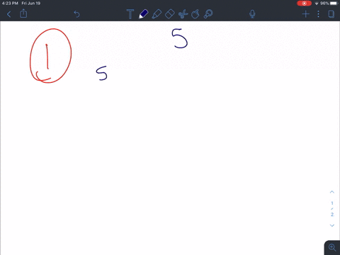 list the first five multiples of the following numbers 6