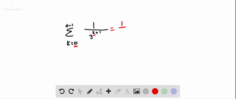 write-out-each-sum-sum_k0n-1-frac13k1