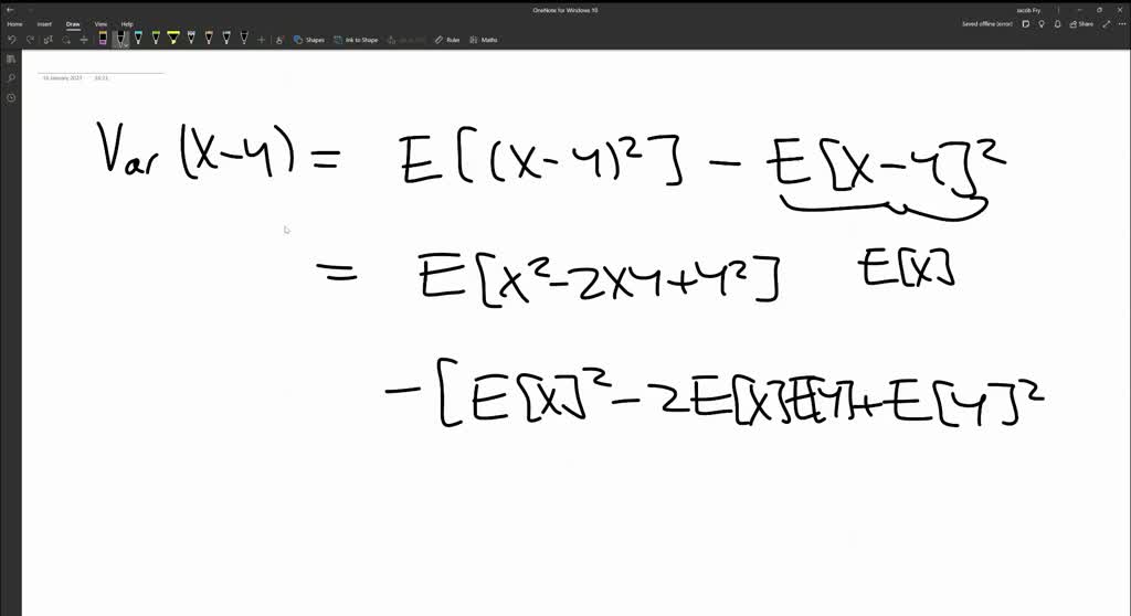 solved-suppose-that-cov-x-y-0-prove-that-x-y-x-y-var-x-var-y