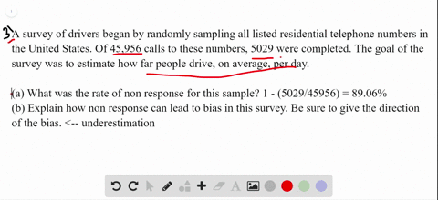 a-survey-of-drivers-began-by-randomly-sampling-all-listed-residential-telephone-numbers-in-the-unite