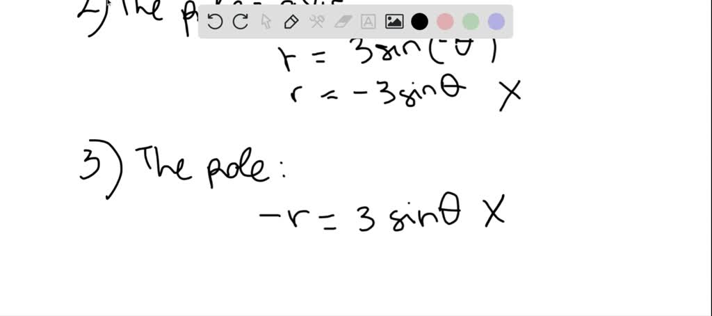 SOLVED:Equation Sketch the graph of the polar equation using symmetry ...