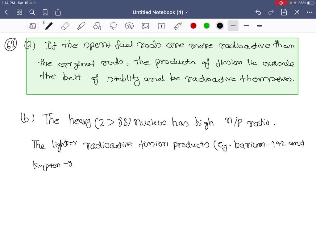 SOLVED:The Spent Fuel Elements From A Fission Reactor Are Much More ...