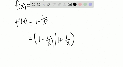 find-the-intervals-on-which-f-increases-and-the-intervals-on-which-f-decreases-fxxfrac1x