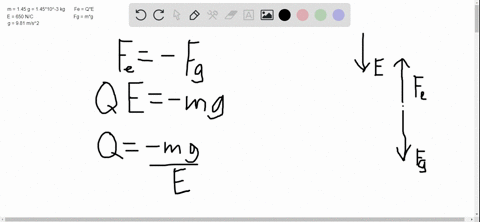 a-what-must-the-charge-sign-and-magnitude-of-a-145-g-particle-be-for-it-to-remain-stationary-when--2