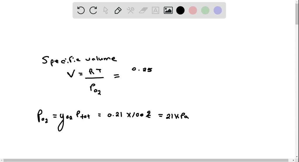 SOLVED: If oxygen is 21 % by mole of air, what is the oxygen state (P ...