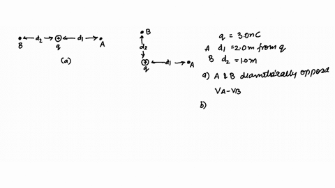 consider-a-particle-with-charge-q30-mathrmnc-point-a-at-distance-l_120-mathrmm-from-q-and-point-b-at