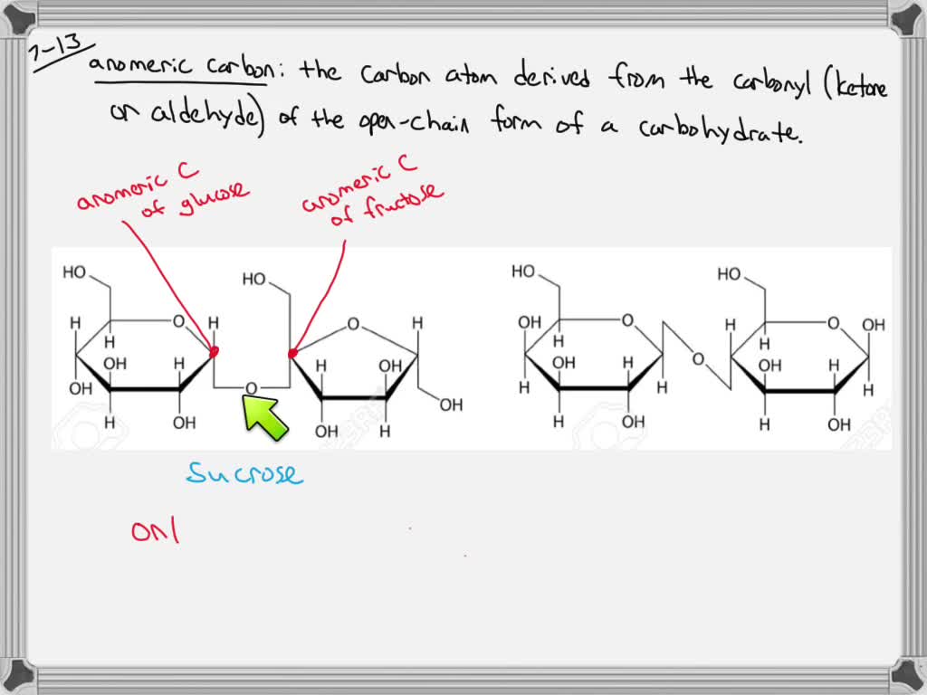 anomeric carbon in straight chain