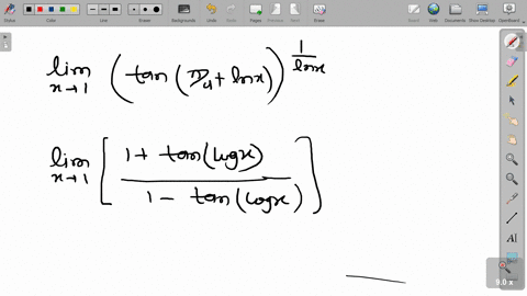 advanced-exponential-limit-evaluate-lim-_x-rightarrow-1lefttan-leftfracpi4ln-xrightrightfrac1ln-x