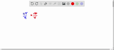 convert-from-radians-to-degrees-frac11-pi9-2
