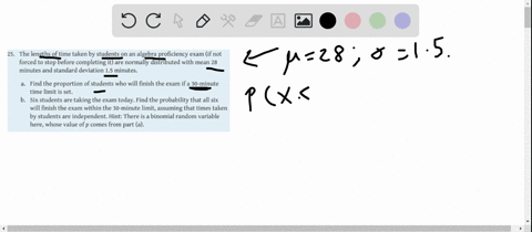the-lengths-of-time-taken-by-students-on-an-algebra-proficiency-exam-if-not-forced-to-stop-before-co