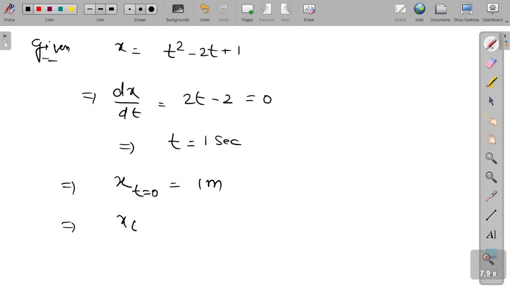 The two sliders are connected by the light rigid bar and move in the ...