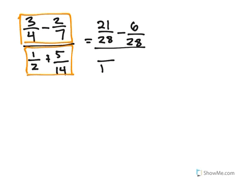 simplify-each-complex-rational-expression-using-either-method-fracfrac34-frac27frac12frac514