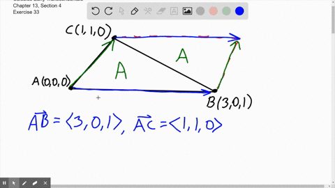 SOLVED:Find the area of the following triangles T. The vertices of T ...