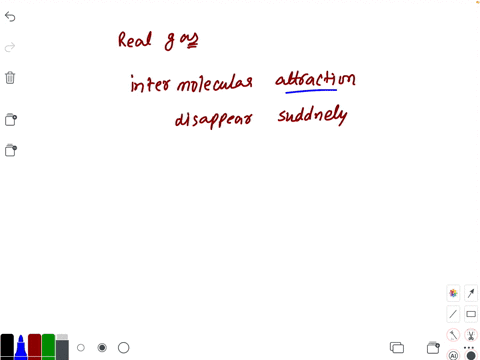 consider-a-real-gas-placed-in-a-container-if-the-intermolecular-attractions-are-supposed-to-disappea
