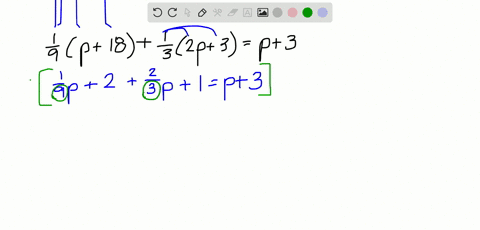 solve-each-equation-and-check-your-solution-frac19p18frac132-p3p3