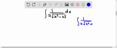 evaluate-the-indefinite-integral-int-frac1x-sqrtx2-25-d-x