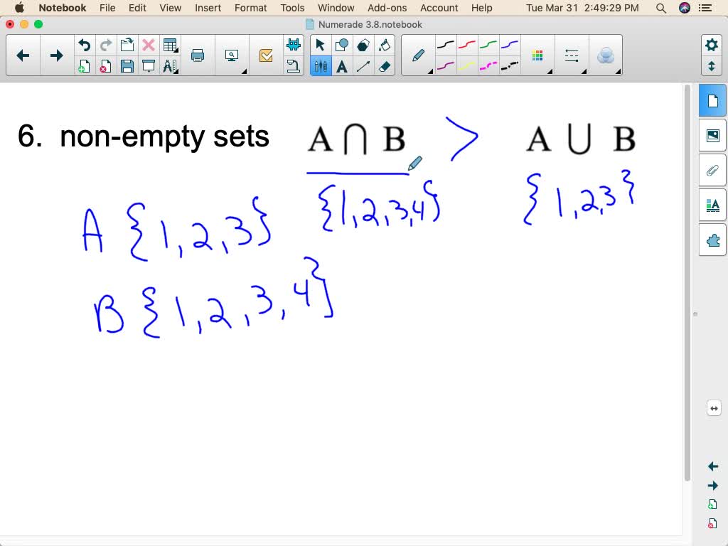 ⏩SOLVED:Vocabulary Suppose A And B Are Nonempty Sets. Which Set… | Numerade