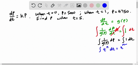 write-and-solve-the-differential-equation-that-models-the-verbal-statement-evaluate-the-solution-a-2