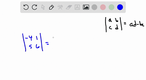 evaluate-each-determinant-leftbeginarrayrr-4-1-5-6-endarrayright