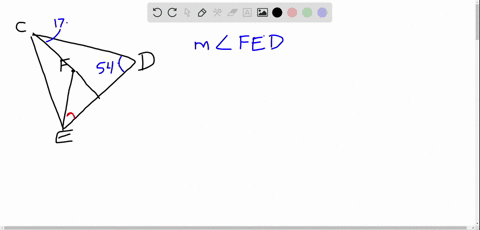 overlinec-f-and-overlinee-f-are-angle-bisectors-of-triangle-c-d-e-find-each-measure-find-each-meas-2