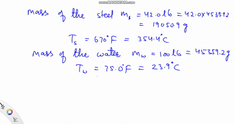 a-420-lb-piece-of-steel-at-67-overline0circ-mathrmf-is-dropped-into-10-overline0-mathrmlb-of-water-a