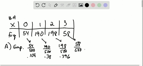 three-coins-are-flipped-500-times-with-the-following-frequencies-of-outcomes-three-heads-58-quad-t-2